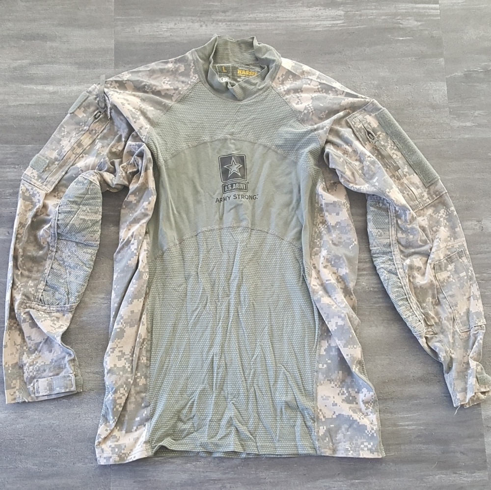 Light Camo Army Combat Long Sleeve